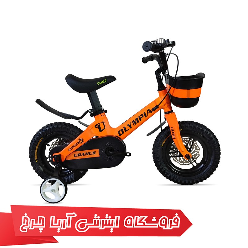 دوچرخه سایز 12 بچه گانه اسپرت برند المپیا تنه منیزیومی مدل Olympia 12200 ترمز دیسکی