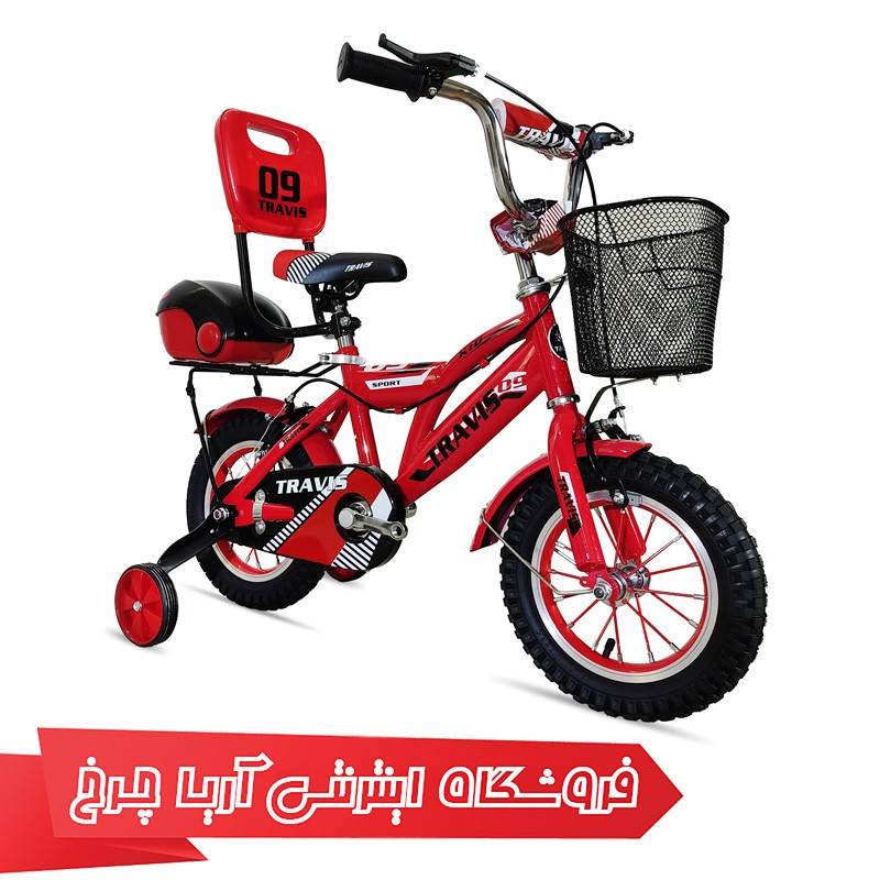 خرید دوچرخه بچه گانه سایز 12 ارزا قیمت تراویس مدل TRAVIS 12-02