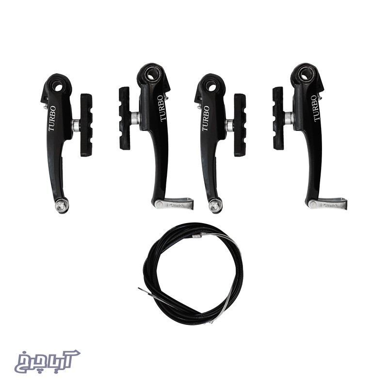 ست ترمز لقمه ای دوچرخه آلومینیومی برند توربو مدل Turbo Tu-1322