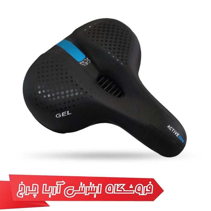 خرید زین دوچرخه پهن ژل حفره دار ارازن قیمت برند توربو مدل Turbo Tu-1233