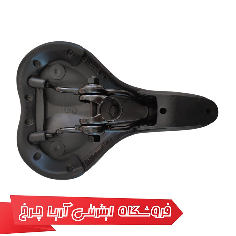 بررسی و فروش زین دوچرخه نیمه پهن حرفه ای ارزان قیمت برند توربو مدل Tu-1148