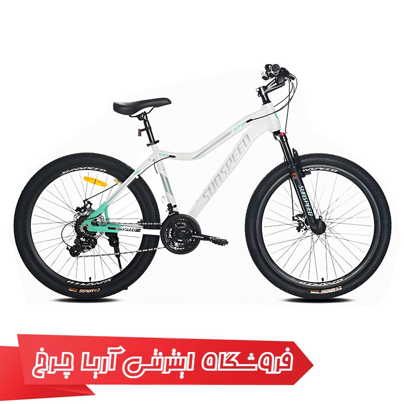 مشخصات و بررسی دوچرخه کوهستان کمک فنر دار آلومینیومی برند سان اسپید مدل nike