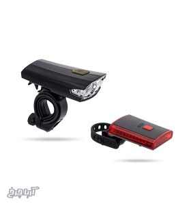 خرید و قیمت ست چراغ جلو عقب شارژی دوچرخه توربو مدل XC122142