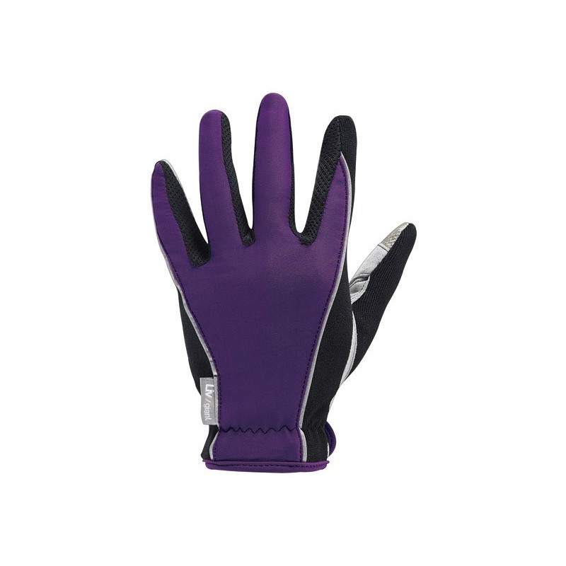 دستکش کامل لیو مشکی بنفش
