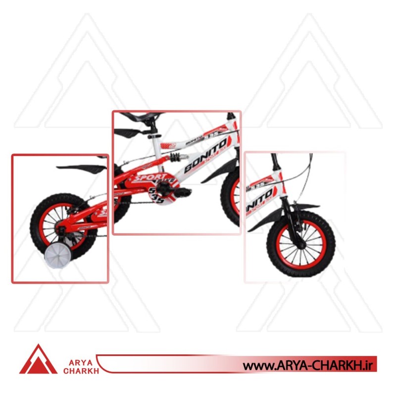 دوچرخه بچه گانه بونیتو سایز 12 مدل Bonito 535