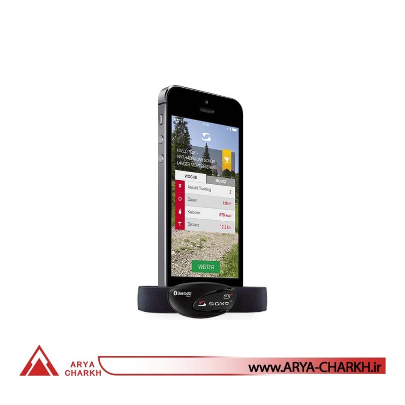 ساعت مچي ورزشی ضربان سنج سیگما مدل +Sigma R1 BLUE COMFORTEX