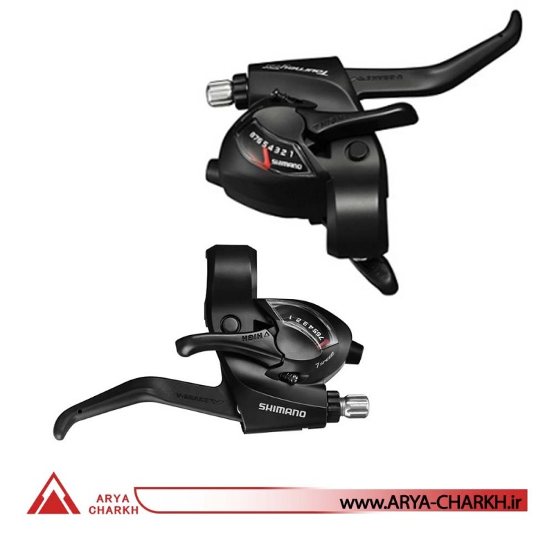 دسته دنده کتی چپ شیمانو مدل Shimano TOURNEY TX ST-TX800-L 3-SP