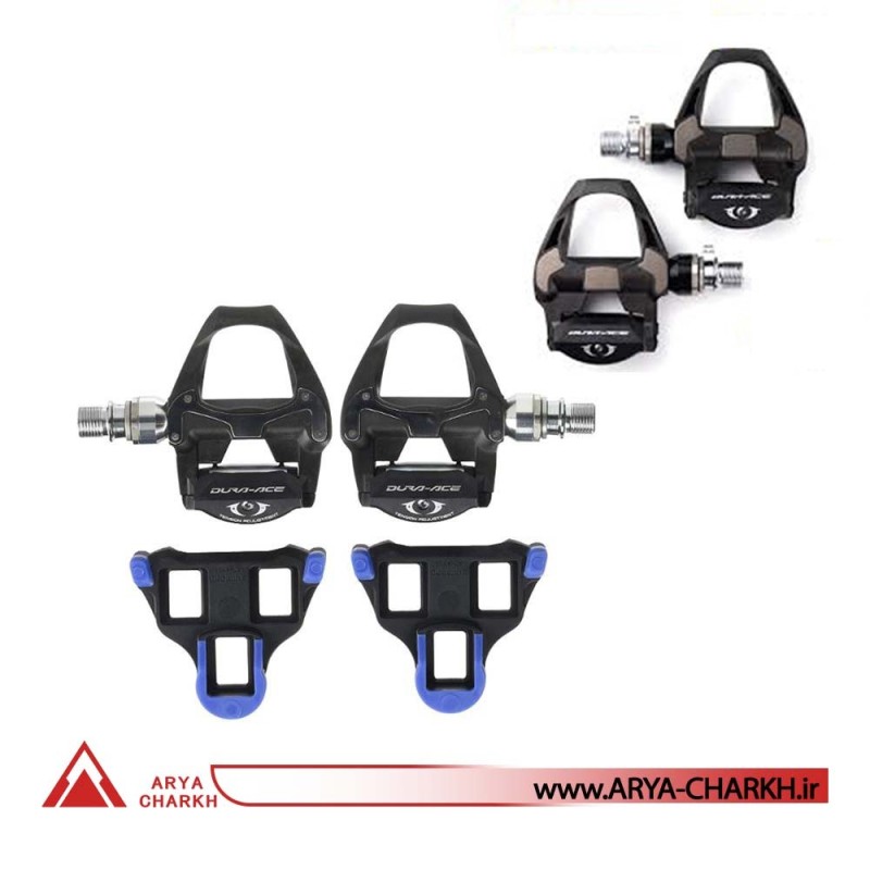 پدال با پل پدال شیمانو مدل (Shimano PD-9000 -W/CLEAT (SM-SH12