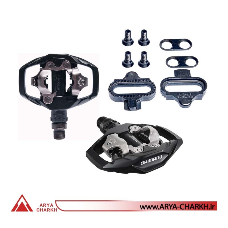 پدال لوک قفلی کوهستان شیمانو مدل Shimano PD-M530, SPD (SM-SH51), BLACK, IND.PACK