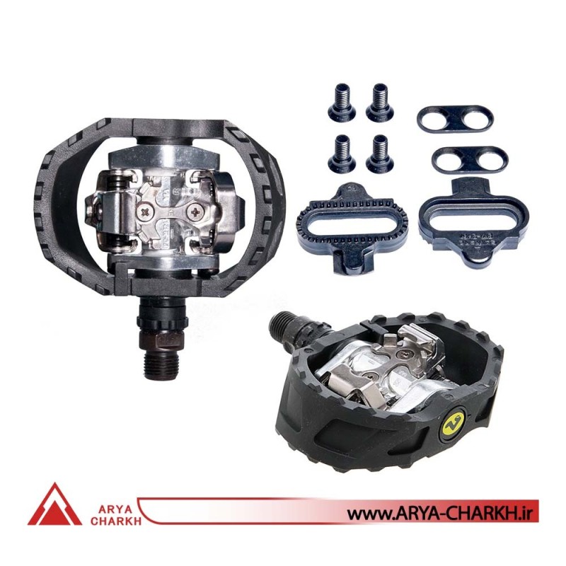 پدال لوک قفلی کوهستان شیمانو مدل Shimano PD-M424 SPD W/CLEAT(SM-SH51)IND.PACK