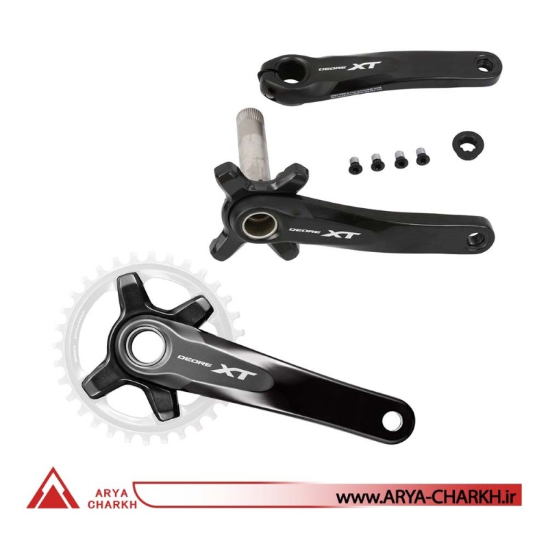 قامه چپ و راست دوچرخه شیمانو مدل Shimano FC-M8000-1, XT, FOR REAR 11-SP 175M