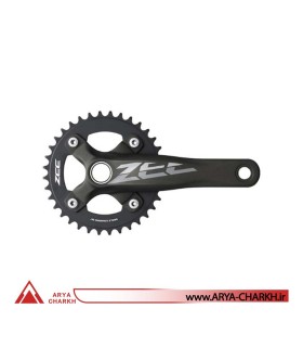 طبق قامه با توپی دوچرخه شیمانو مدل Shimano FC-M645, ZEE 165M 36T GUARD