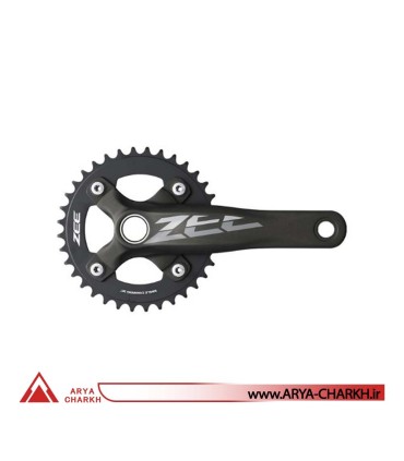 طبق قامه با توپی دوچرخه شیمانو مدل Shimano FC-M645, ZEE 165M 36T GUARD