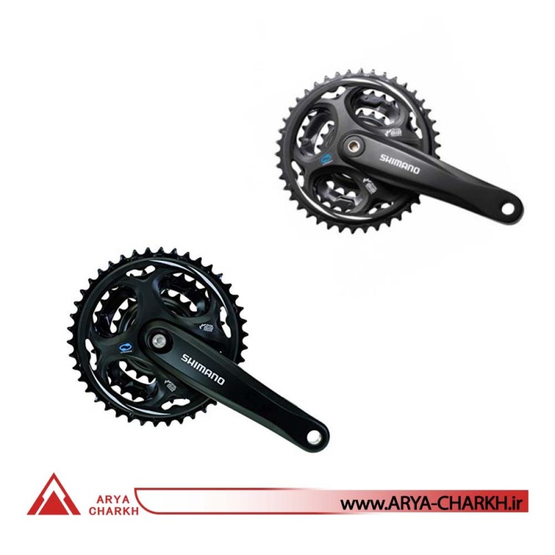 طبق قامه دوچرخه شیمانو مدل Shimano FC-M311-L 175M 42X32X22T BLACK