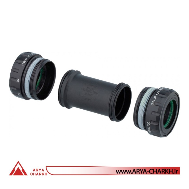 توپ تنه شیمانو مدل Shimano BB-R9100, RIGHT & LEFT ADAPTER-BSA