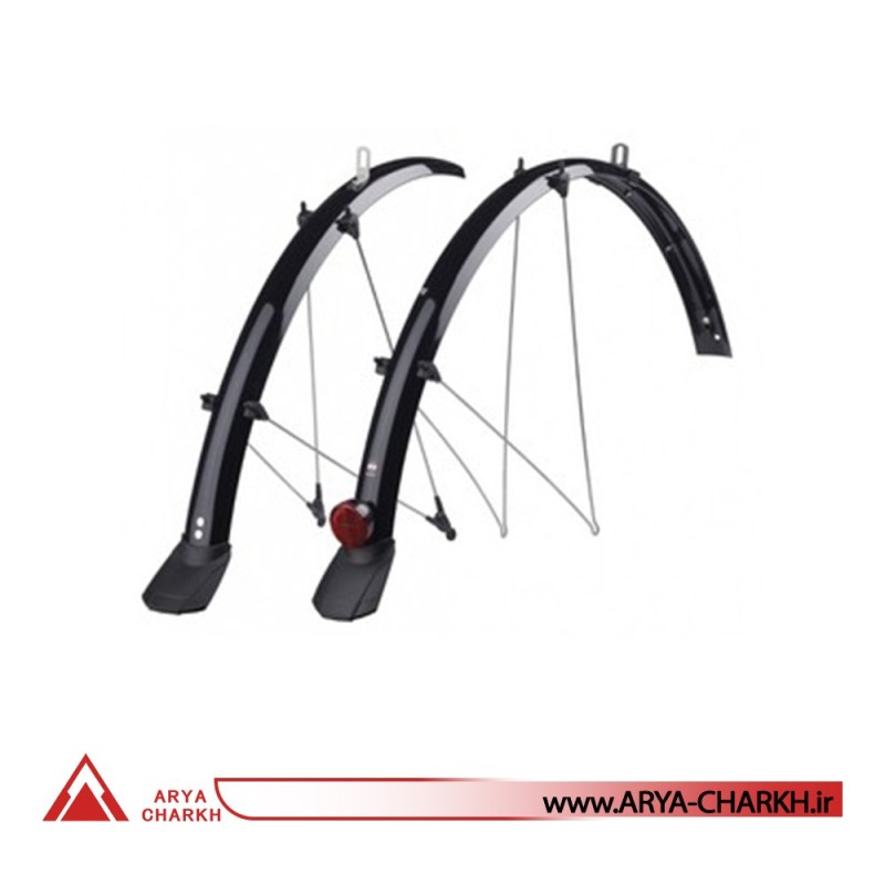 گلگیرجلو و عقب دوچرخه برند اس کی اس مدل SKS BLUEMELS REFLECTIVE 28″ 45 BLACK SET