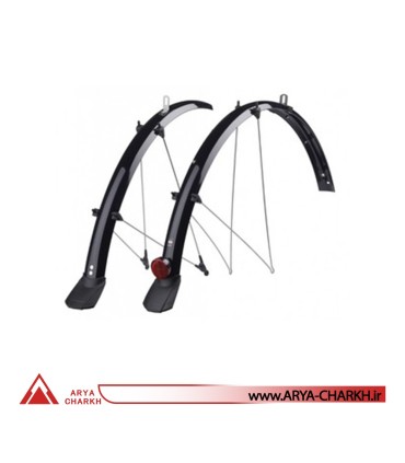 گلگیرجلو و عقب دوچرخه برند اس کی اس مدل SKS BLUEMELS REFLECTIVE 28″ 45 BLACK SET