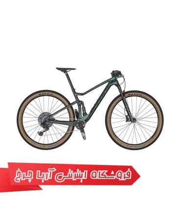دوچرخه دوکمک کوهستان اسکات سایز 29  مدل SCOTT SPARK RC 900 TEAM GREEN BIKE