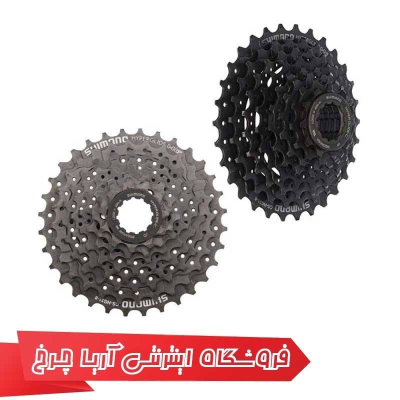 خرید و قیمت خودرو 8 سرعته شیمانو اصلی مدل Shimano CS-HG31 8-SP 11-32T