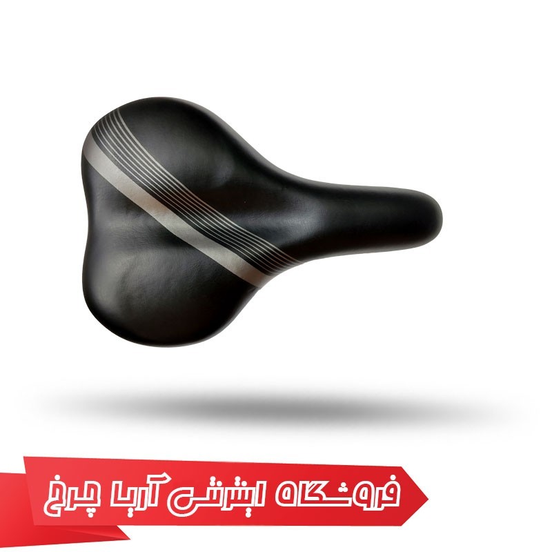 مشخصات، خرید و قیمت زين وايب پهن ژل مشكي خط اريب VIBE 680v19