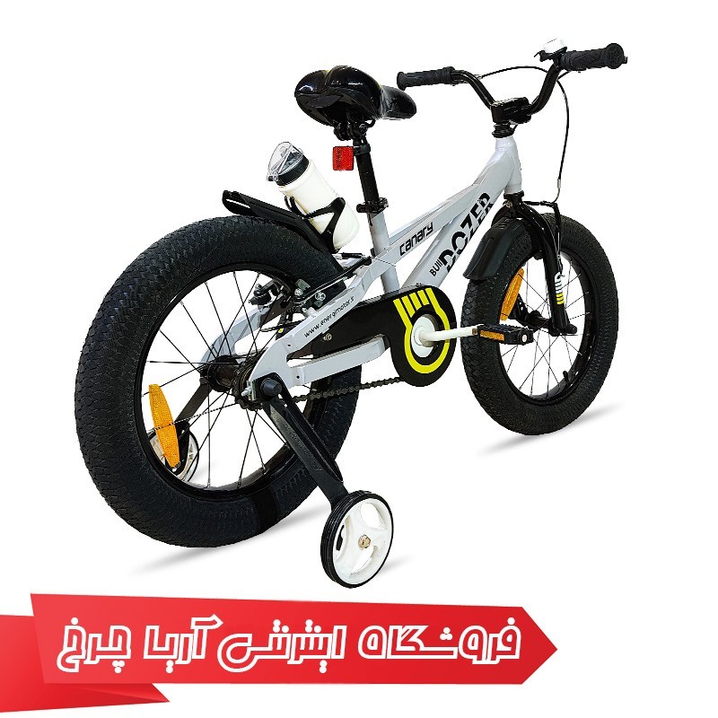 دوچرخه-بچه-گانه-قناری-سایز-16-مدل-CANARY-Bulldozer