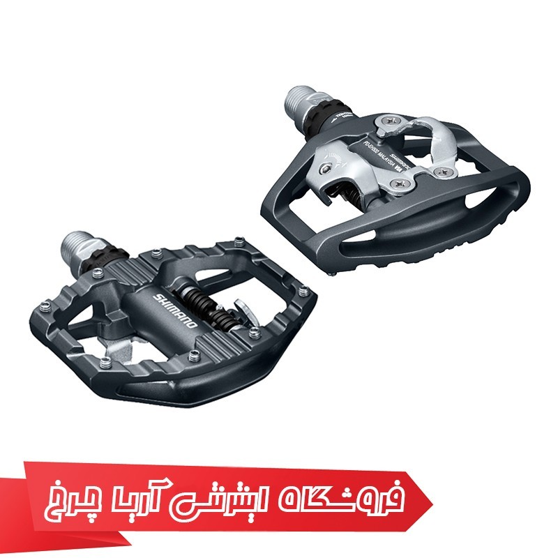 خرید و قیمت پدال دوچرخه شیمانو یک طرفه قفلشو مدل Shimano PD-EH500, ind.psck