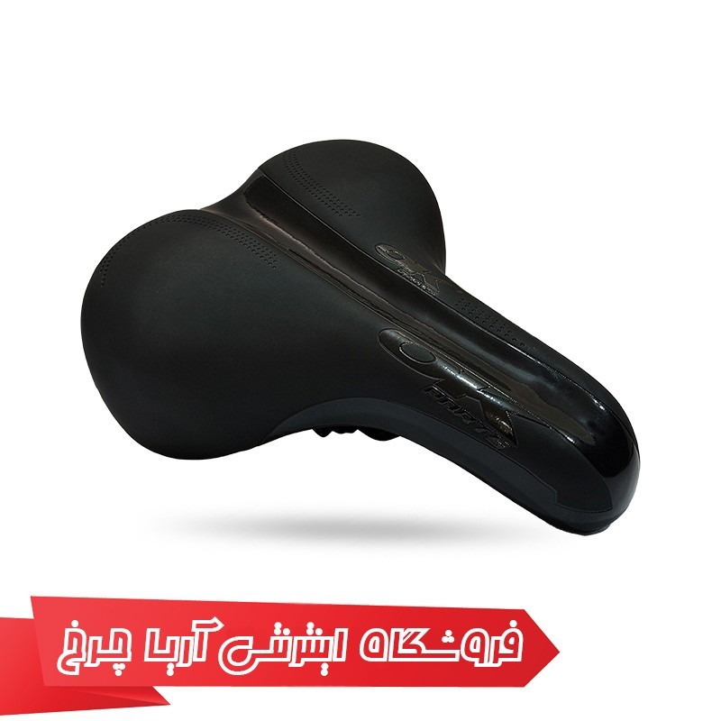 خرید و قیمت زین دوچرخه پهن سوپاپدار برند اوکی مدل OK 5821