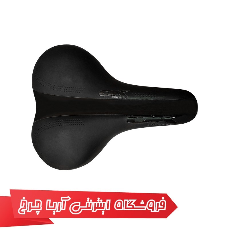 خرید و قیمت زین دوچرخه پهن سوپاپدار برند اوکی مدل OK 5821