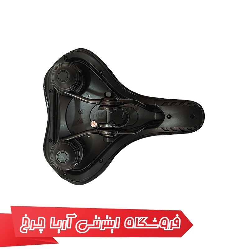 خرید و قیمت زین دوچرخه پهن سوپاپدار برند اوکی مدل OK 5821