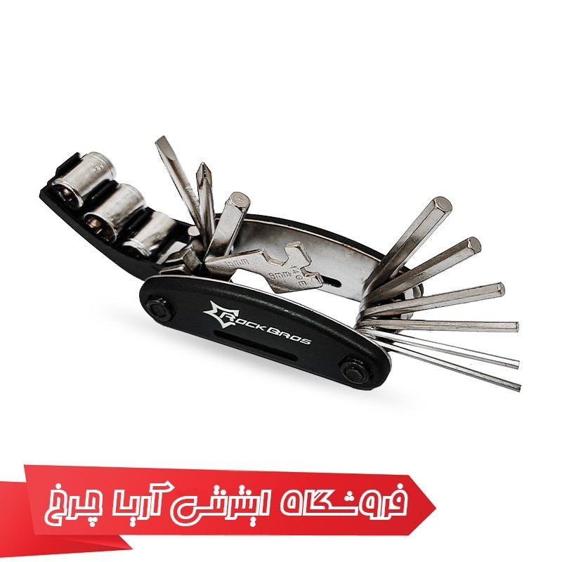 خرید و قیمت دسته آچار 16 کاره دوچرخه برند راک براس مدل Rockbros GJ1601