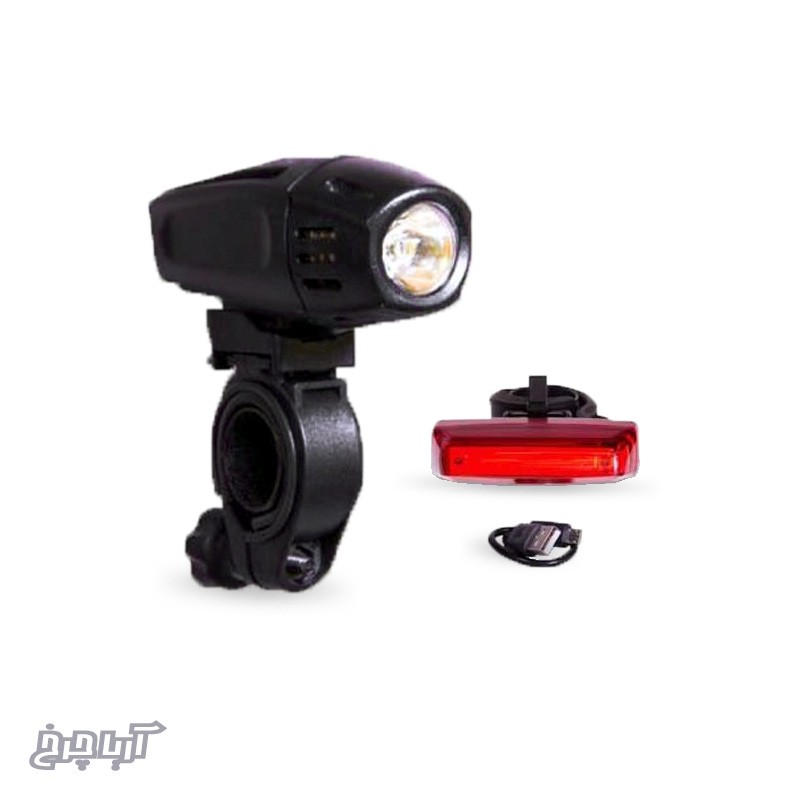 خرید و قیمت ست چراغ جلو و عقب شارژی دوچرخه اوکی (OK) مدل 1000630