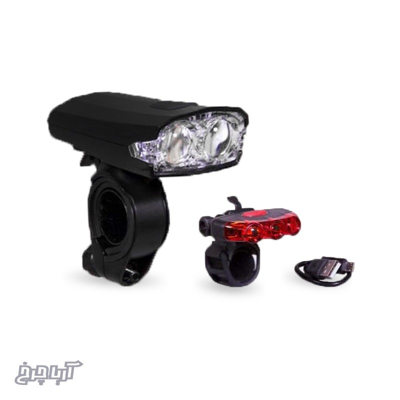 خرید و قیمت ست چراغ جلو و عقب شارژی دوچرخه اوکی (OK) مدل 1000628
