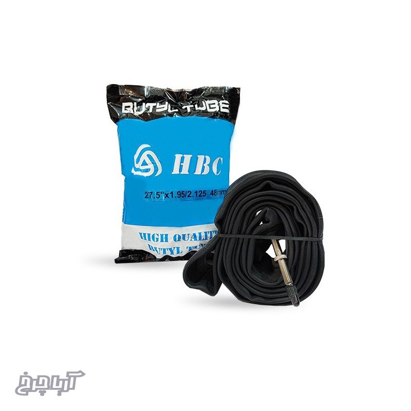 خرید و قیمت تیوپ دوچرخه 27.5 برند اچبیسی مدل HBC 27.5×1.95/2.125 AV 48mm