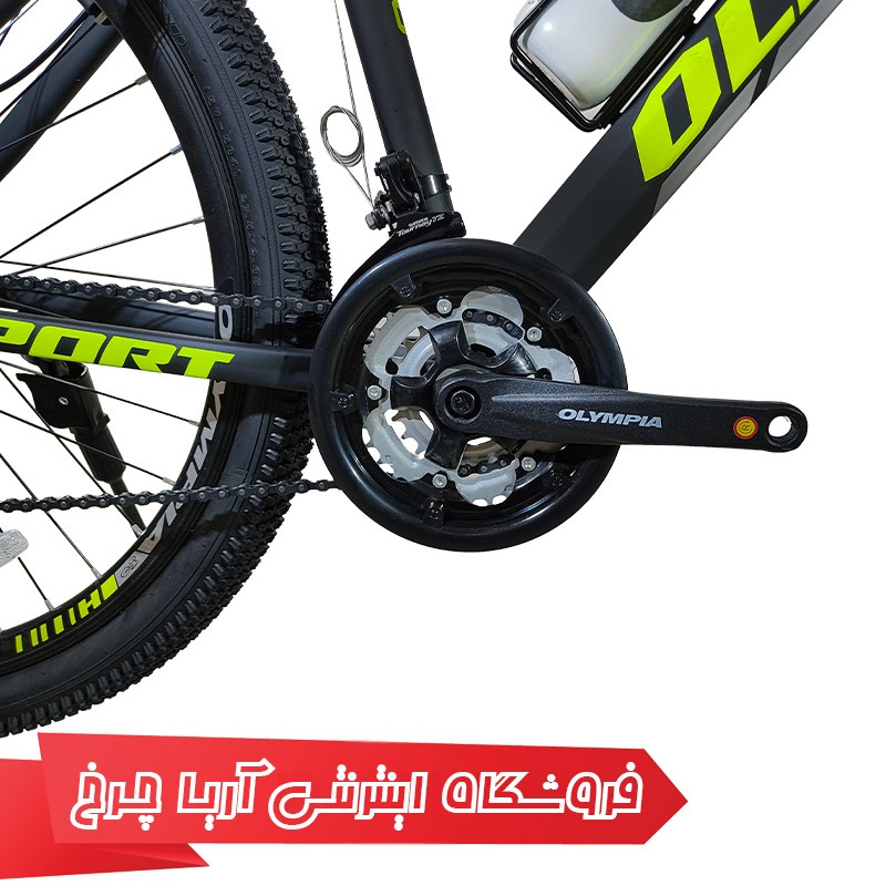 مشخصات دوچرخه المپیا ارزان قیمت مدل اسپرت استیل سایز 27.5 ترمز دیسکی