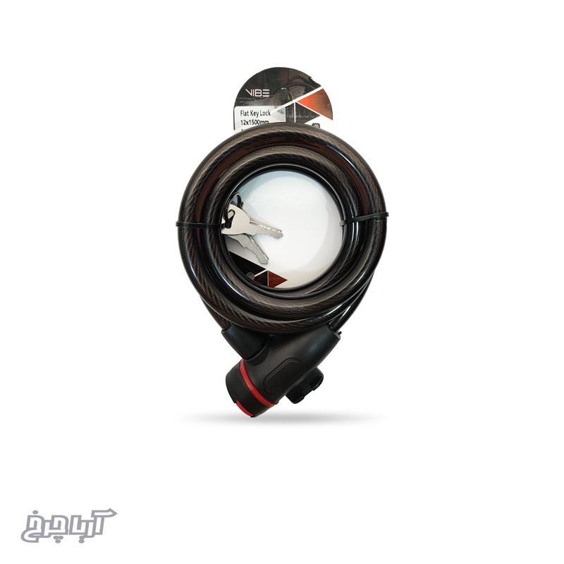 خرید و قیمت قفل کابلی دوچرخه وایب مدل VIBE 1000C13 12×1500mm