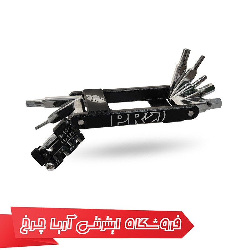 مشخصات دسته آچار 13 کاره دوچرخه برند پرو مدل PRO TOOLPRO 0450