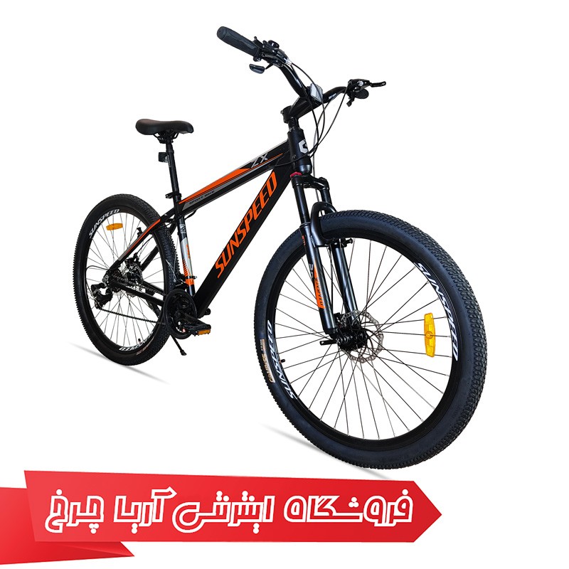 دوچرخه 29 کوهستان برند ساناسپید مدل Sunspeed ZX-D مشکی نارنجی