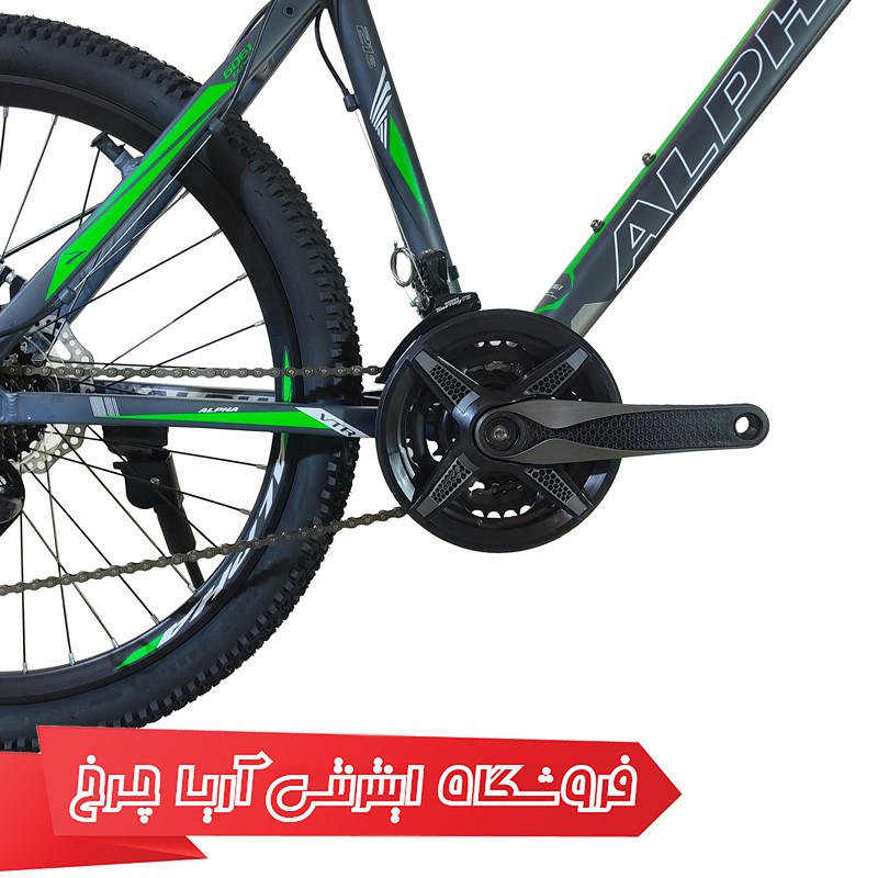 سیستم دنده دوچرخه سایز 24 حرفه ای برند آلفا مدل 2240