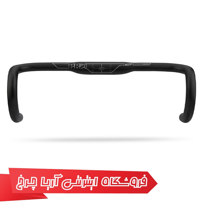 ویژگی و اندازه فرمان دوچرخه کورسی برند پرو مدل Pro LT hbarpr0060