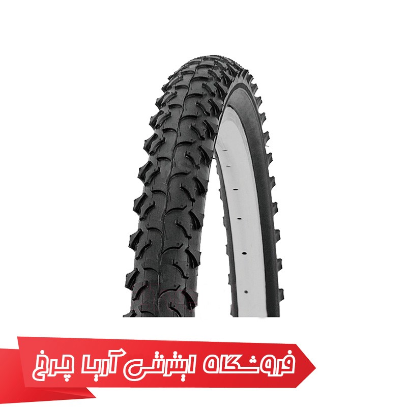 خرید و قیمت تایر دوچرخه سایز 26 برند وایب مدل Vibe 26×1.95 P130A2622 Tpi22