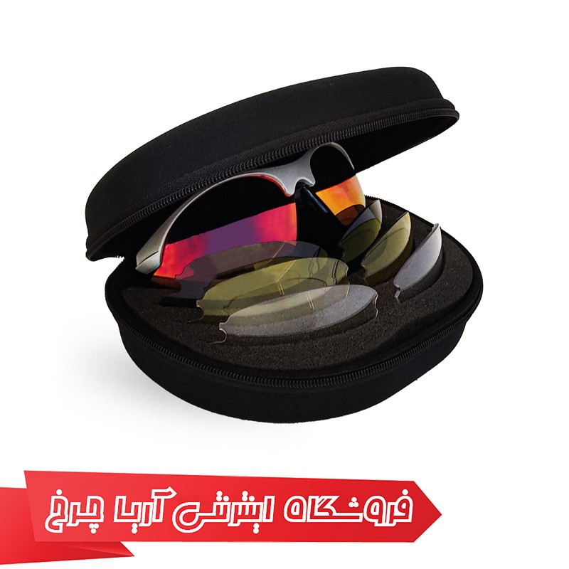 عینک دوچرخهسواری مولتی لنز با کلیپس طبی برند وایب مدل آر ایکس - Vibe Rx