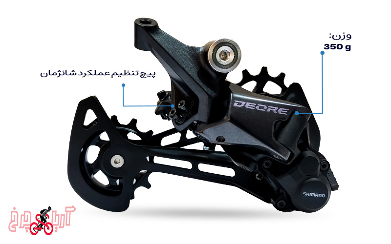 خرید شانژمان 12 سرعته شیمانو مدل Shimano RD-M6100, sgs, 12sp