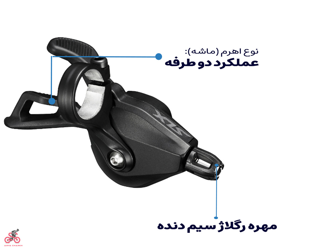 خرید و قیمت دسته دنده دوچرخه شیمانو Shimano-SL-m7100-slx-12sp